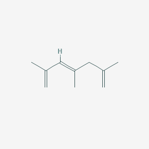 molecular formula C10H16 B1623109 2,4,6-Trimethyl-1,3,6-heptatriene CAS No. 24648-33-7