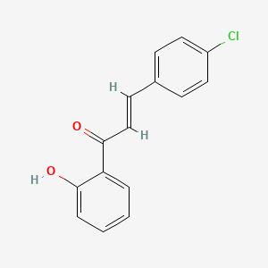 molecular formula C15H11ClO2 B1623111 3-(4-Chlorophenyl)-1-(2-hydroxyphenyl)prop-2-en-1-one CAS No. 3033-96-3