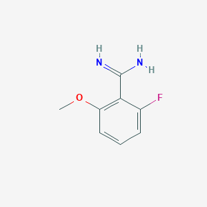 molecular formula C8H9FN2O B1623121 2-Fluoro-6-methoxy-benzamidine CAS No. 885963-49-5