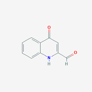 molecular formula C10H7NO2 B1623130 4-Hydroxyquinoline-2-carbaldehyde CAS No. 168141-99-9