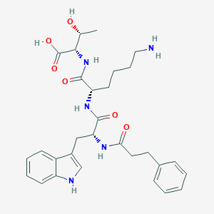molecular formula C30H39N5O6 B162316 Somatostatin (7-10), desamino-trp CAS No. 125757-85-9