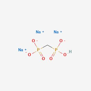 molecular formula CH3Na3O6P2 B1623160 Trisodium methanediphosphonate CAS No. 39478-93-8