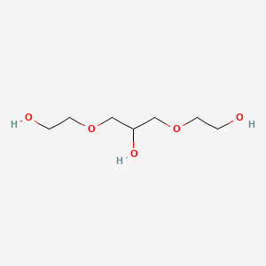 molecular formula C7H16O5 B1623178 1,3-Bis(2-hydroxyethoxy)propan-2-ol CAS No. 62702-36-7