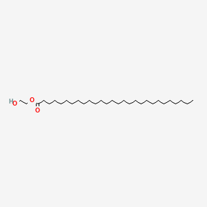 molecular formula C30H60O3 B1623183 Fatty acids, montan-wax, ethylene esters CAS No. 73138-45-1