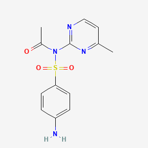 N-((p-Aminophenyl)sulphonyl)-N-(4-methyl-2-pyrimidinyl)acetamide