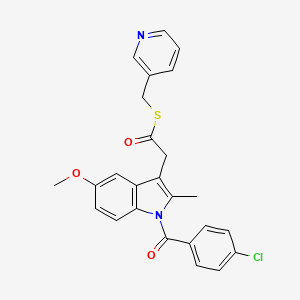 molecular formula C25H21ClN2O3S B1623206 Pimetacin CAS No. 79992-71-5