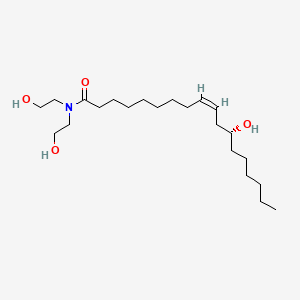 9-Octadecenamide, 12-hydroxy-N,N-bis(2-hydroxyethyl)-, (9Z,12R)-