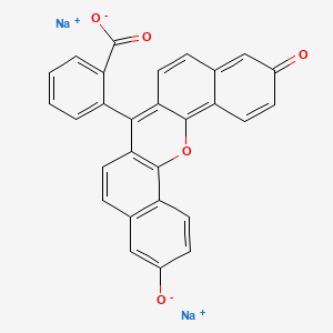 Disodium 2-(11-oxido-3-oxo-3H-dibenzo(c,h)xanthen-7-yl)benzoate