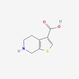 molecular formula C8H9NO2S B1623228 4,5,6,7-四氢噻吩[2,3-c]吡啶-3-羧酸 CAS No. 924871-17-0