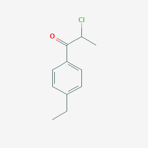 molecular formula C11H13ClO B162323 2-Chloro-1-(4-ethyl-phenyl)-propan-1-one CAS No. 132560-66-8