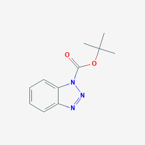 molecular formula C11H13N3O2 B162325 N-Boc-ベンゾトリアゾール CAS No. 130384-98-4