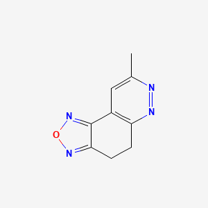 8-Methyl-4,5-dihydro[1,2,5]oxadiazolo[3,4-f]cinnoline