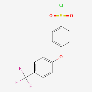 4-[4-(trifluoromethyl)phenoxy]benzenesulfonyl Chloride