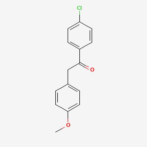 1-(4-Chlorophenyl)-2-(4-methoxyphenyl)ethanone