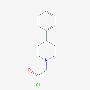 molecular formula C13H16ClNO B1623259 4-Phenyl-1-piperidineacetyl chloride CAS No. 61210-02-4