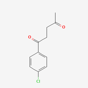 molecular formula C11H11ClO2 B1623264 1-(4-Chlorophenyl)pentane-1,4-dione CAS No. 53842-12-9
