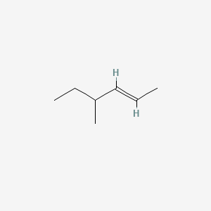 molecular formula C7H14 B1623279 4-Methyl-2-hexene CAS No. 3683-22-5