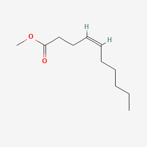molecular formula C11H20O2 B1623281 Methyl (Z)-4-decenoate CAS No. 7367-83-1