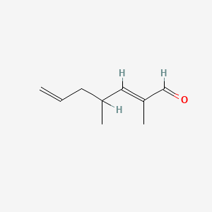 molecular formula C9H14O B1623285 2,6-Heptadienal, 2,4-dimethyl-, (2E)- CAS No. 80192-48-9