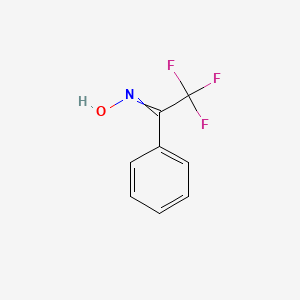molecular formula C8H6F3NO B1623286 2,2,2-Trifluoro-1-phenylethanone oxime CAS No. 655-25-4