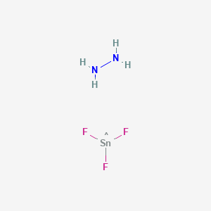 molecular formula F3H4N2Sn B1623297 Hydrazine, trifluorostannite CAS No. 73953-53-4