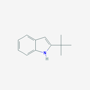 molecular formula C12H15N B162330 2-叔丁基-1H-吲哚 CAS No. 1805-65-8