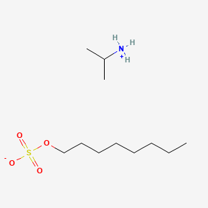 molecular formula C11H27NO4S B1623300 Isopropylammonium octyl sulphate CAS No. 85409-85-4