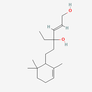 4-Ethyl-6-(2,6,6-trimethylcyclohex-2-en-1-yl)hex-2-ene-1,4-diol