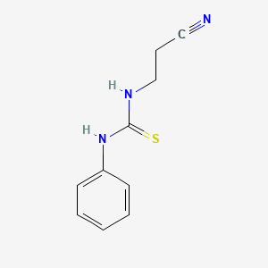 molecular formula C10H11N3S B1623304 1-(2-Cyanoethyl)-3-phenylthiourea CAS No. 59669-99-7