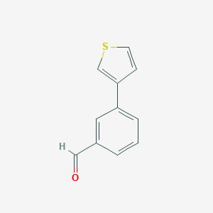 molecular formula C11H8OS B162331 3-(噻吩-3-基)苯甲醛 CAS No. 129746-42-5