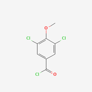 molecular formula C8H5Cl3O2 B1623310 3,5-二氯-4-甲氧基苯甲酰氯 CAS No. 29568-76-1