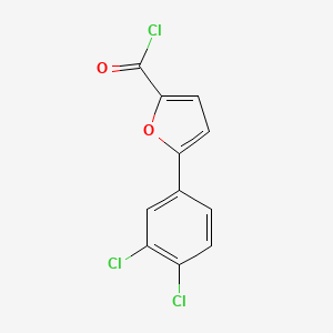 molecular formula C11H5Cl3O2 B1623313 5-(3,4-dichlorophenyl)furan-2-carbonyl Chloride CAS No. 61941-91-1