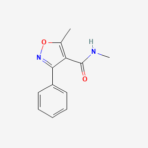 N,5-Dimethyl-3-phenyl-4-isoxazolecarboxamide