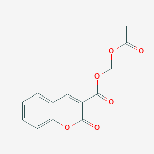 Acetyloxymethyl 2-oxochromene-3-carboxylate