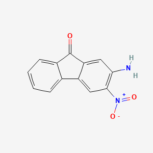 molecular formula C13H8N2O3 B1623326 2-Amino-3-nitrofluoren-9-one CAS No. 42135-32-0