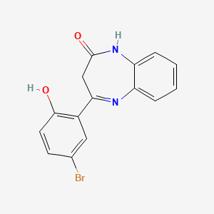 4-(5-Bromo-2-hydroxyphenyl)-1H-benzo[b][1,4]diazepin-2(3H)-one