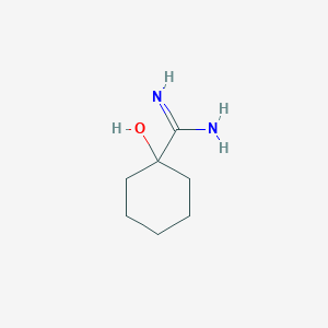 molecular formula C7H14N2O B1623328 1-Hydroxycyclohexane-1-carboximidamide CAS No. 781569-43-5