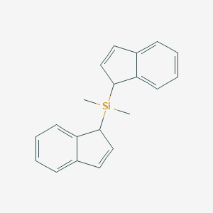 molecular formula C20H20Si B162333 二(1H-茚-1-基)二甲基硅烷 CAS No. 136946-83-3