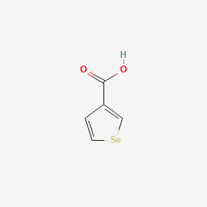 molecular formula C5H4O2Se B1623336 Selenophene-3-carboxylic acid CAS No. 35577-09-4