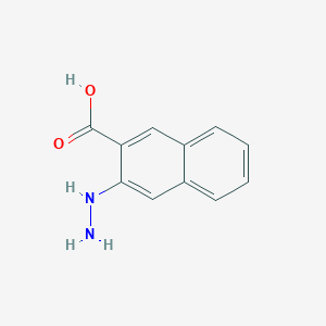 molecular formula C11H10N2O2 B1623342 3-hydrazinylnaphthalene-2-carboxylic Acid CAS No. 218302-11-5