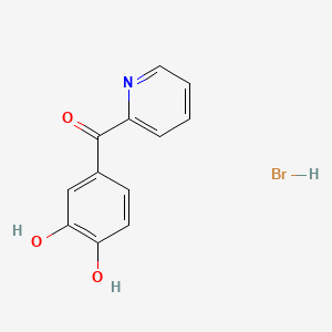 (3,4-Dihydroxyphenyl) 2-pyridyl ketone hydrobromide