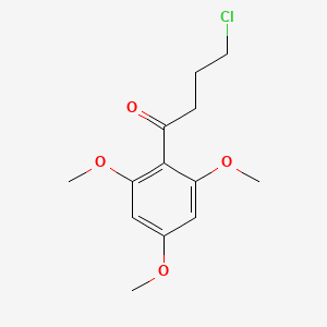 molecular formula C13H17ClO4 B1623361 4-Chloro-2',4',6'-trimethoxybutyrophenone CAS No. 80904-51-4
