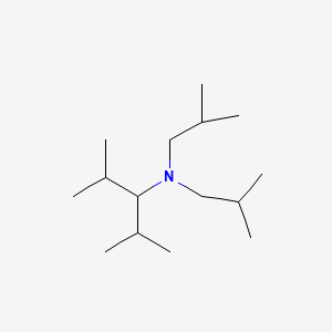 molecular formula C15H33N B1623369 N-(1-Isopropyl-2-methylpropyl)diisobutylamine CAS No. 54561-97-6