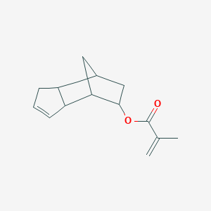 molecular formula C14H18O2 B1623375 2-Propenoic acid, 2-methyl-, 3a,4,5,6,7,7a-hexahydro-4,7-methano-1H-inden-5(or 6)-yl ester CAS No. 31621-69-9