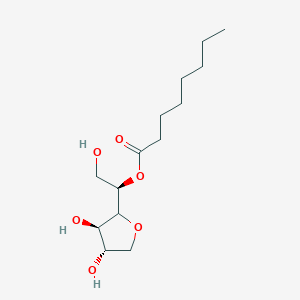 molecular formula C14H26O6 B1623376 Sorbitan, monooctanoate CAS No. 60177-36-8