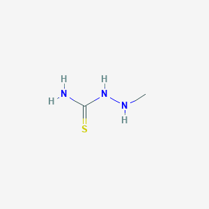 molecular formula C2H7N3S B1623377 1-(甲基氨基)硫脲 CAS No. 21185-13-7