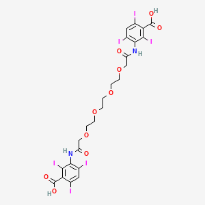 molecular formula C24H22I6N2O10 B1623378 Iotetric acid CAS No. 60019-19-4