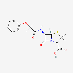 molecular formula C18H22N2O5S B1623380 Isopropicillin CAS No. 4780-24-9