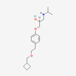 1-(4-(2-(Cyclobutylmethoxy)ethyl)phenoxy)-3-isopropylaminopropan-2-ol