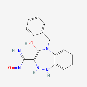 molecular formula C16H15N5O2 B1623389 Trizoxime CAS No. 35710-57-7
